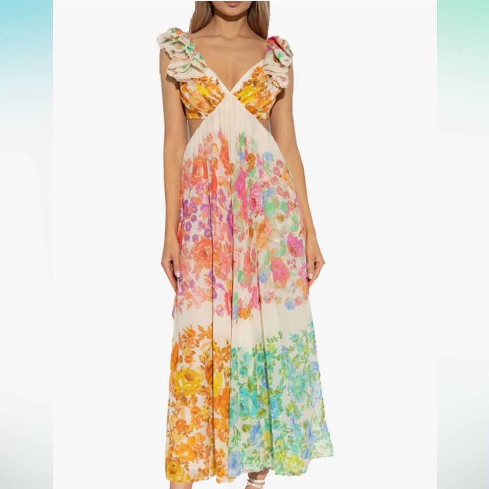 Summer Floral Midi Dress